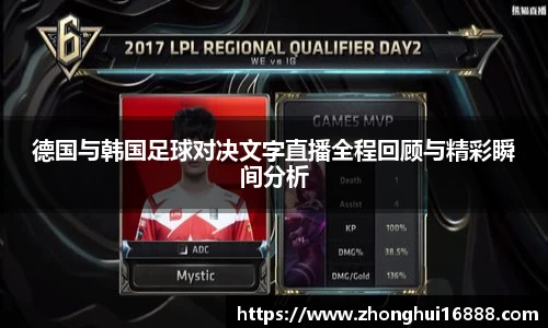 德国与韩国足球对决文字直播全程回顾与精彩瞬间分析